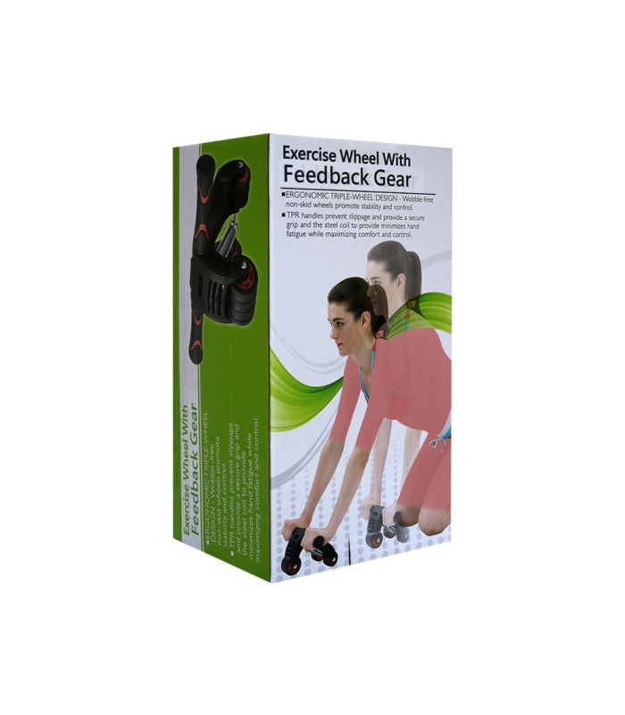 رولر تناسب اندام سه چرخ فنردار برند MEGAFITNESS کد DB-704