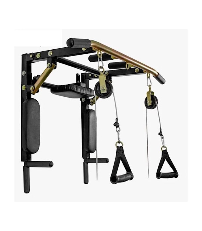 دستگاه پارالل بارفیکس دیواری سیمکش دار تشک دار