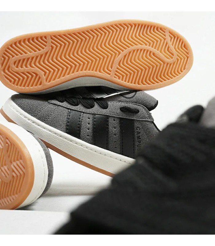 کفش پیاده روی زنانه آدیداس کامپوس خاکستری و مشکی طرح اصلی Adidas Campus