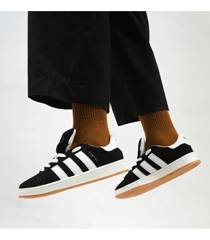 کفش پیاده روی زنانه آدیداس کامپوس مشکی و سفید طرح اصلی Adidas Campus