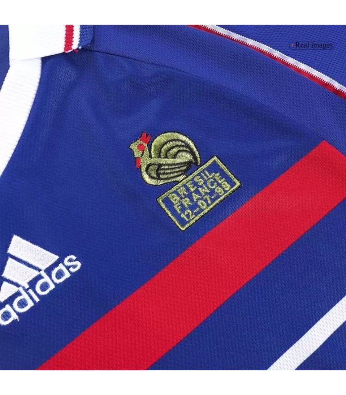 کیت و شورت کلاسیک فرانسه France World Cup Jersey 1998 With Short