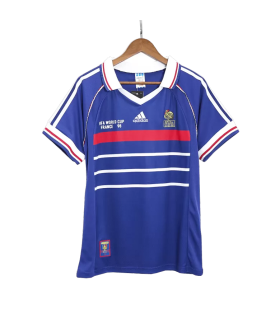 کیت و شورت کلاسیک فرانسه France World Cup Jersey 1998 With Short