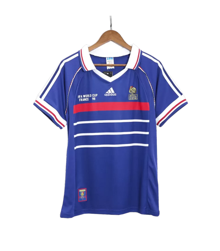 کیت و شورت کلاسیک فرانسه France World Cup Jersey 1998 With Short