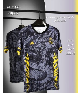 کیت پلیری کانسپت دراگون طلایی رئال مادرید Real Madrid Dragon Gold 2025 Pleyer