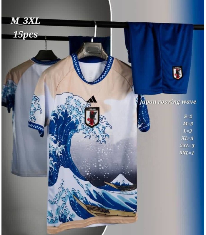 کیت و شورت کانسپت موج ژاپن Japan Concept The Wave Kit 2024 With Short