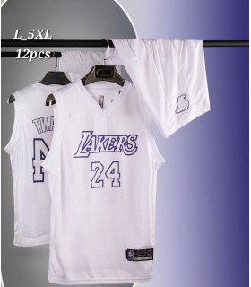کیت و شورت بسکتبالی لیکرز سفید Lakers 2025 basketball kit With Short