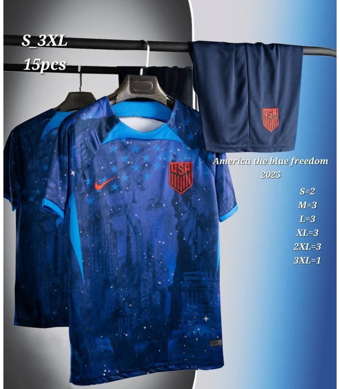 کیت و شورت آزادی آمریکا USA Freedom Kit 2024 With Short