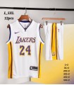 کیت و شورت بسکتبالی لیکرز سفید زرد Lakers 2025 basketball kit With Short