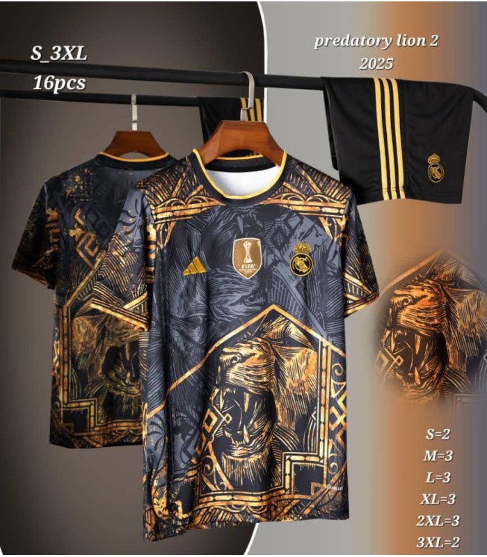 کیت و شورت پردیتور 2 رئال مادرید Real Madrid Predator Kit 2025 With Short