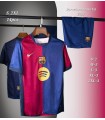 کیت و شورت اول بارسلونا Barcelona Home Kit 2025 With Short