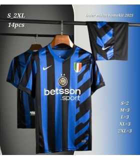 کیت و شورت اول اینتر میلان Inter Milan Home 2025 With Short