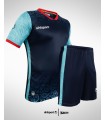 تیشرت و شورت آلشپرت اورجینال سورمه ای Original Uhlsport T-shirt and shorts