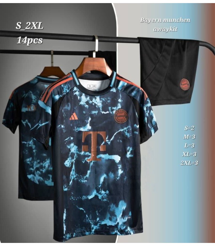 کیت و شورت دوم بایرن مونیخ Bayern Munich Away Kit 2025 with Short