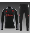 گرمکن شلوار نیم زیپ منچستریونایتد Sweatshirt and pants Mancheter United 2025