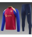 گرمکن شلوار بچگانه نیم زیپ بارسلونا Sweatshirt and pants Barcelona 2025