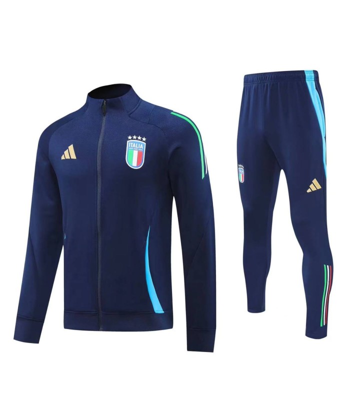 گرمکن شلوار تمام زیپ ایتالیا سورمه ای Sweatshirt and pants Italy NV 2025