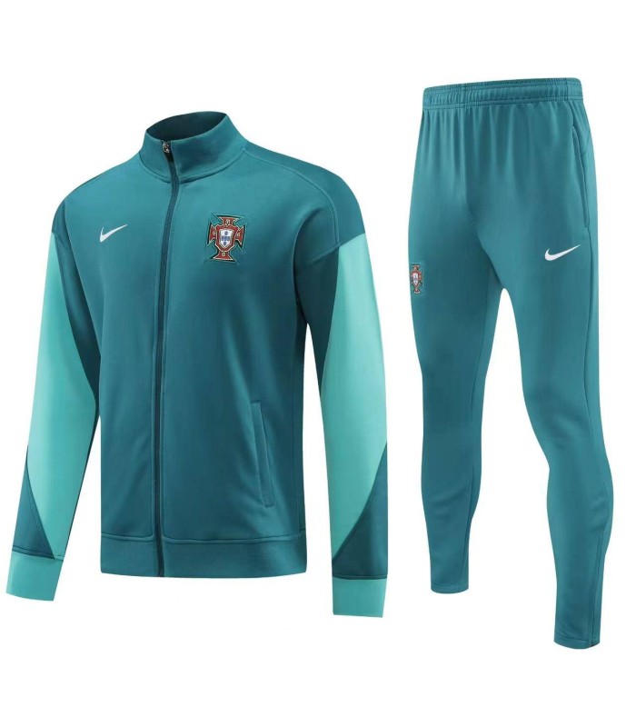 گرمکن شلوار تمام زیپ پرتغال آبی Sweatshirt and pants Portugal BL 2025