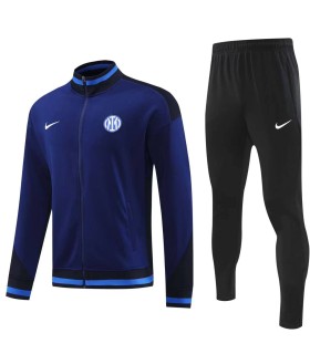 گرمکن شلوار تمام زیپ اینترمیلان سورمه ای Sweatshirt and pants Inter Milan NVY 2025