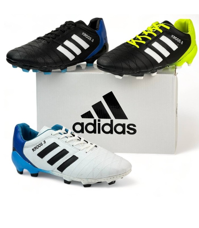 کفش فوتبال آدیداس تونی کروز مشکی سبز Adidas Toni Kroos Football Shoes