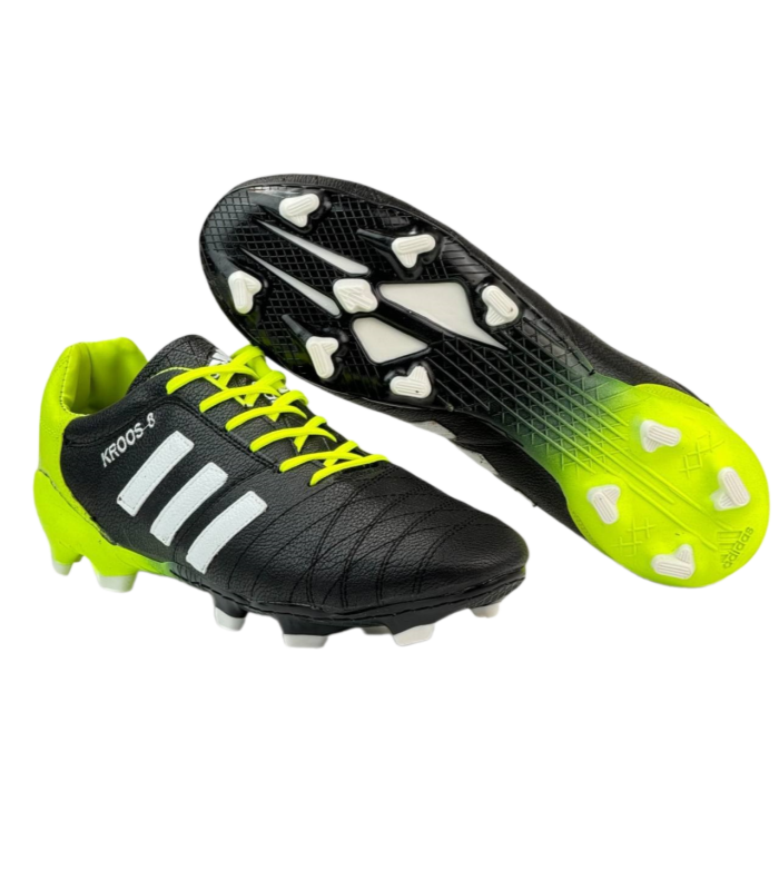 کفش فوتبال آدیداس تونی کروز مشکی سبز Adidas Toni Kroos Football Shoes