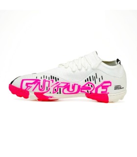 کفش چمن مصنوعی پوما فیوچر سفید صورتی Puma Future Turf white Pink
