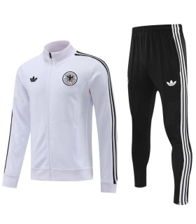 گرمکن شلوار تمام زیپ آلمان سفید Sweatshirt and pants Germany 2025