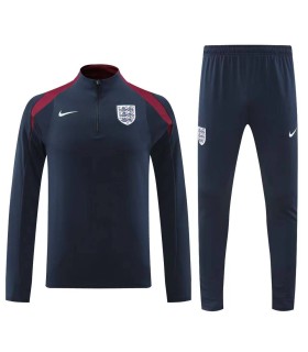 گرمکن شلوار نیم زیپ انگلیس سورمه ای Sweatshirt and pants England 2025