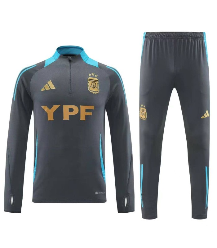 گرمکن شلوار نیم زیپ آرژانتین طوسی Sweatshirt and pants Argentina 2025