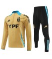 گرمکن شلوار نیم زیپ آرژانتین زرد Sweatshirt and pants Argentina 2025