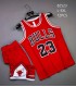 ست رکابی و شورت بسکتبالی بولز BULLS 2023 Jersey Red