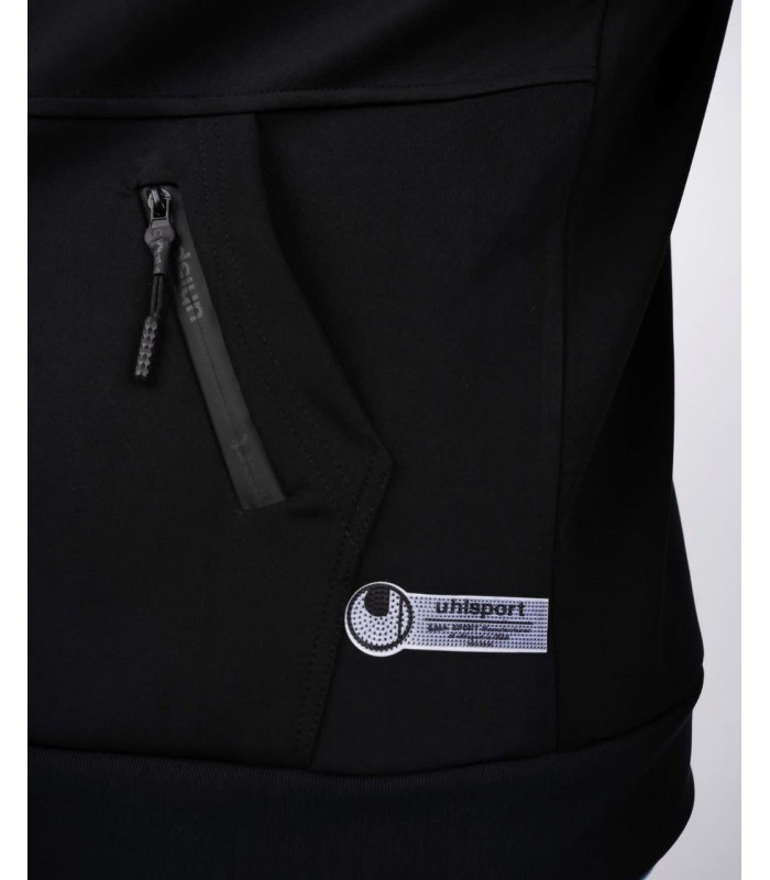 گرمکن کلاهدار و شلوار دمپا زیپ آلشپرت مشکی Uhlsport Sweatshirt and pants