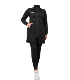 مانتو و شلوار آلشپرت مشکی Uhlsport Sweatshirt and pants