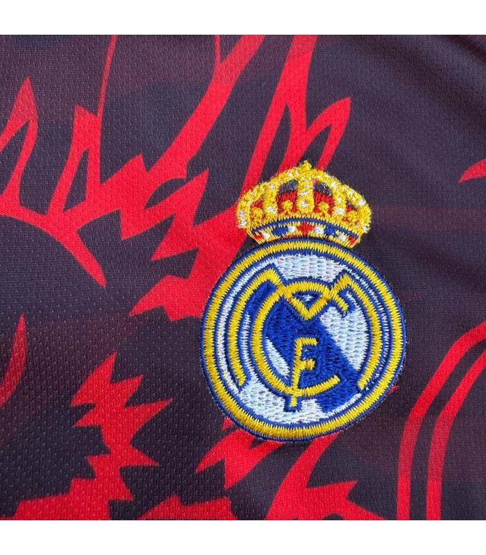 کیت و شورت بچگانه کانسپت قرمز دراگون رئال مادرید Real Madrid Dragon kit kid's Red