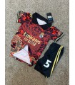 کیت و شورت بچگانه کانسپت قرمز دراگون رئال مادرید Real Madrid Dragon kit kid's Red