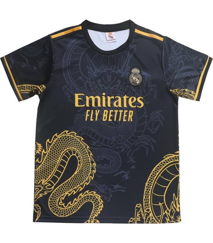 کیت و شورت بچگانه کانسپت مشکی دراگون رئال مادرید Real Madrid Dragon kit kid's Black