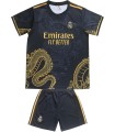 کیت و شورت بچگانه کانسپت مشکی دراگون رئال مادرید Real Madrid Dragon kit kid's Black