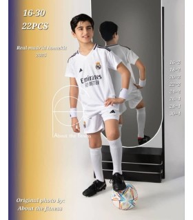 کیت و شورت بچگانه اول رئال مادرید Real Madrid Home kit kid's white