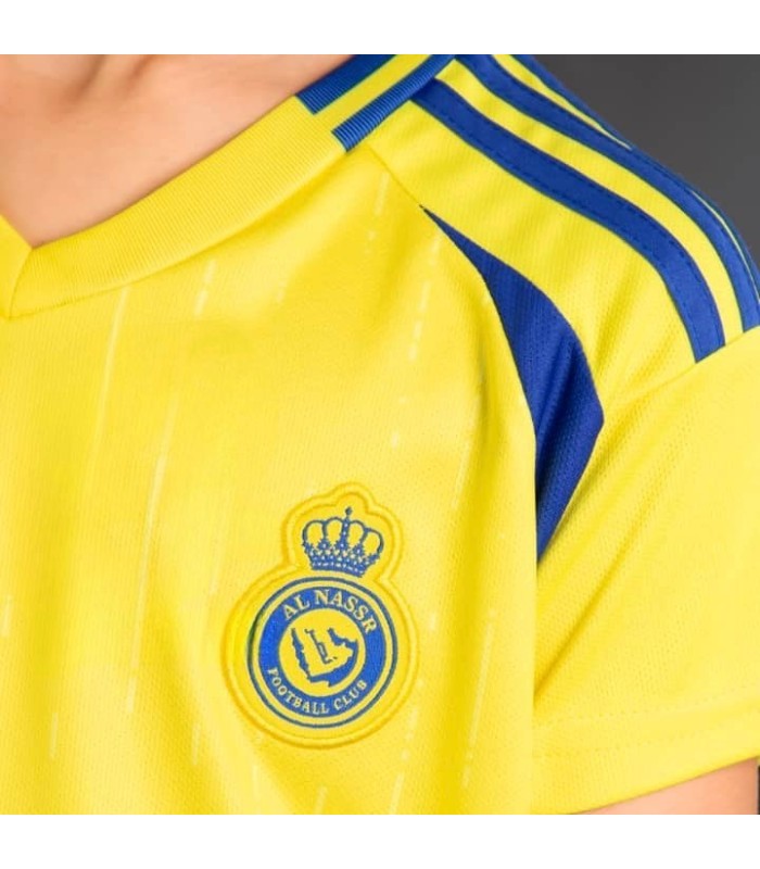 کیت و شورت بچگانه اول النصر Al nassr Home Kit 2024 With Short kid's