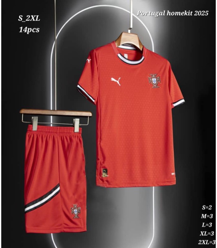 کیت و شورت پرتغال اول 2025/06 portugal Classic Kit With Short