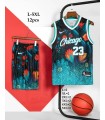 کیت و شورت بسکتبالی گرافیکی شیکاگو Chicago Basketball Kit 2025 MULTI