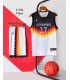 کیت و شورت بسکتبالی مشکی سفید آلمان Germani Basketball Kit 2025 Black White