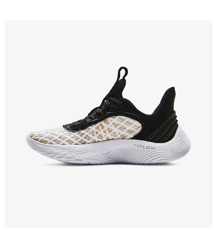 کفش بسکتبال آندر آرمور کوری 9 سفید مشکی UNDER ARMOUR CURRY 9 White Black