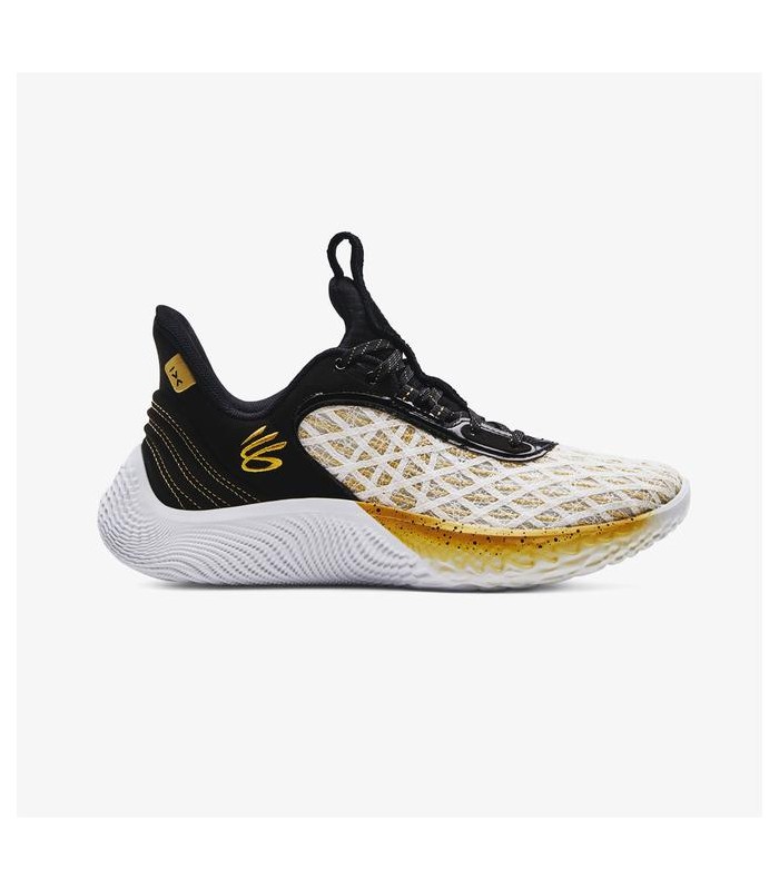 کفش بسکتبال آندر آرمور کوری 9 سفید مشکی UNDER ARMOUR CURRY 9 White Black