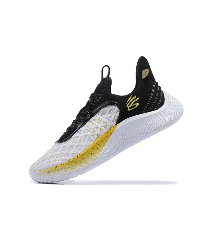 کفش بسکتبال آندر آرمور کوری 9 سفید مشکی UNDER ARMOUR CURRY 9 White Black