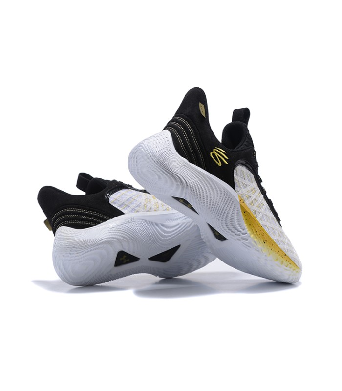کفش بسکتبال آندر آرمور کوری 9 سفید مشکی UNDER ARMOUR CURRY 9 White Black