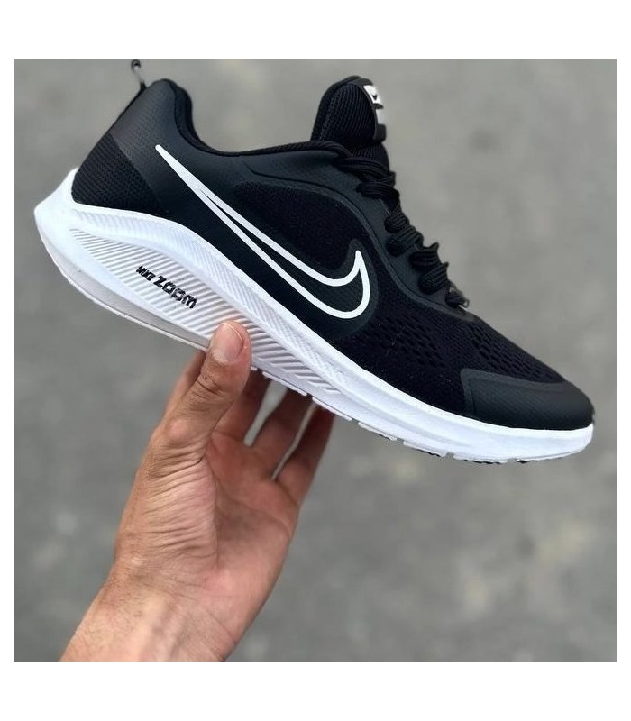 کفش پیاده روی نایک زوم مشکی سفید Nike Zoom shoes