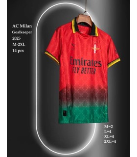 کیت پلیری دروازه بانی آث میلان Ac Milan kit GoalKeeper 2025