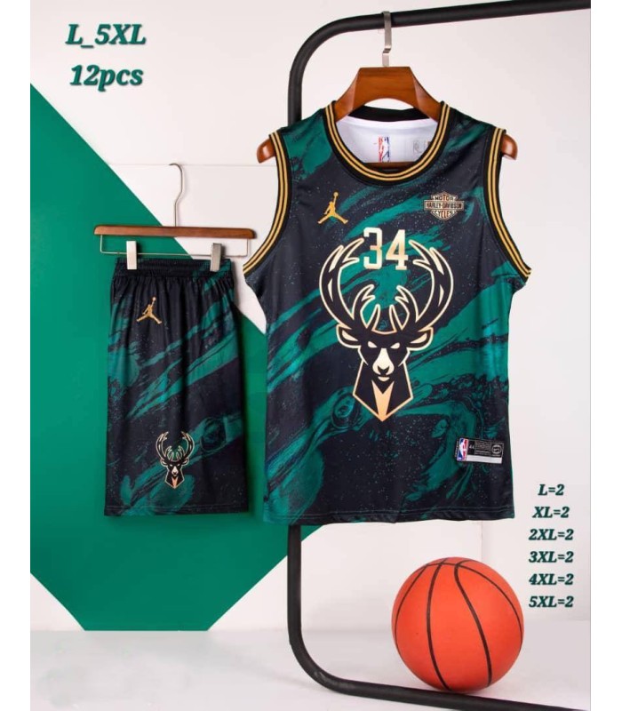 کیت و شورت بسکتبالی میلواکی Milwaukee Basketball Kit 2025