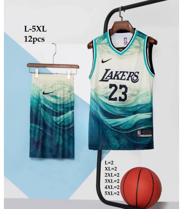 کیت و شورت بسکتبالی لیکرز Lakers Basketball Kit 2025
