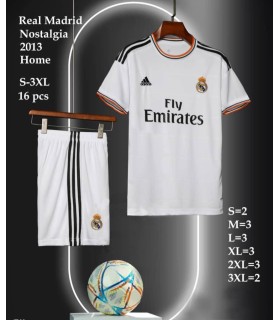 کیت و شورت کلاسیک 2013 رئال مادرید Real Madrid Classic kit home 2013